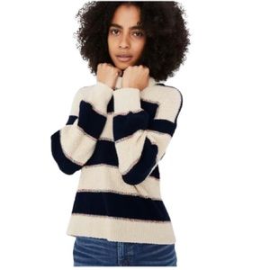 Madewell Striped Lakeville Pullover Sweater Women’s Size M